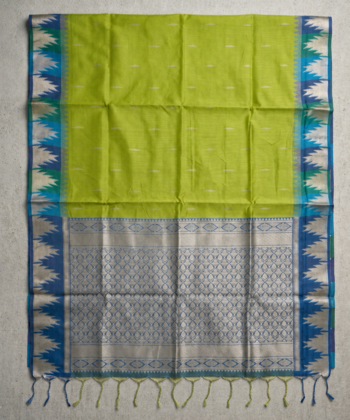 Flora Soft Silk Embroidered Saree